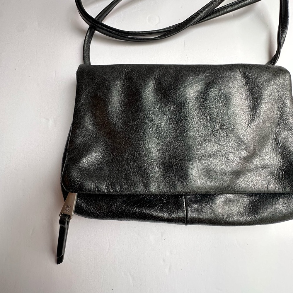 Chic Black Leather Crossbody Bag
